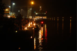NOK Romantika am Nord-Ostsee-Kanal in Hochdonn, in Dithmarschen, Nhe Nordsee